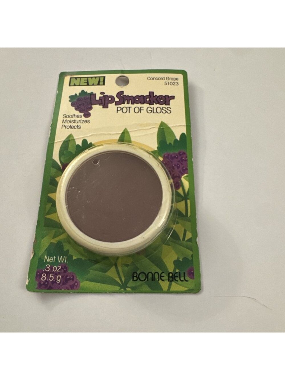 90s Bonne Bell Lip Smacker Pot of Gloss Concord Grape Jar Balm J12